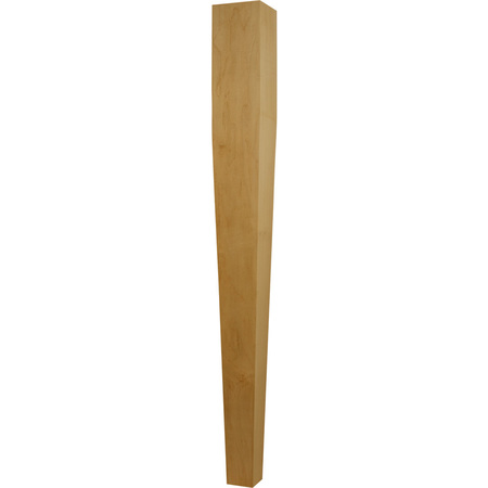 OSBORNE WOOD PRODUCTS 35 1/2 x 3 1/2 Four Sided Taper Island Leg in Spanish Cedar 1780SPC